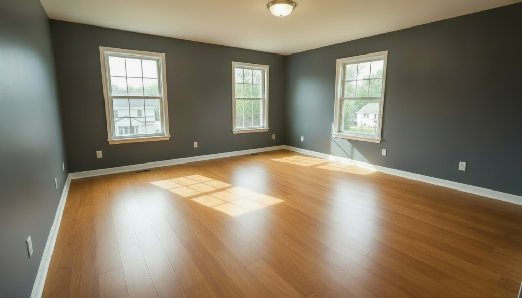 New Hardwood Flooring - Modern Room