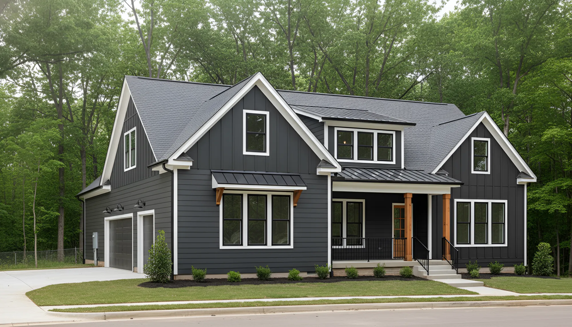 Vertical Board and Batten Siding - Modern Look